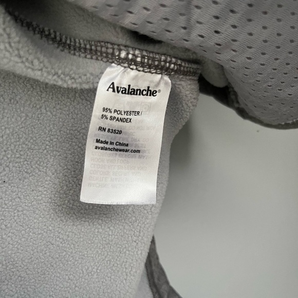 Avalanche | gray, large fleece jacket - Picture 8 of 8